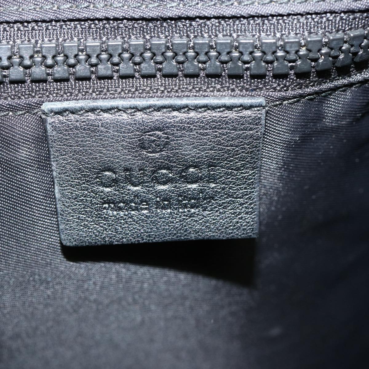 GUCCI Web Sherry Line Shoulder Bag Nylon Black Red Green 181061 73226
