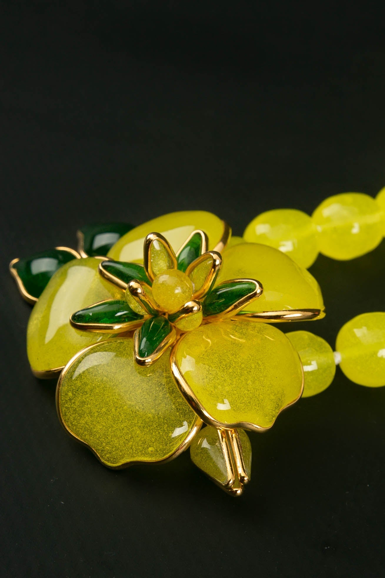Collier en pÃƒÆ’Ã‚Â¢te de verre Augustine