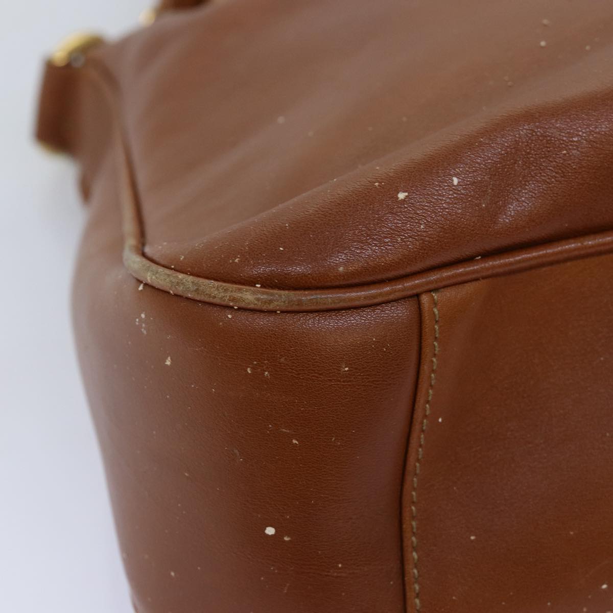 GUCCI Bamboo Shoulder Bag Leather 2way Brown 001 0166 1638 73358