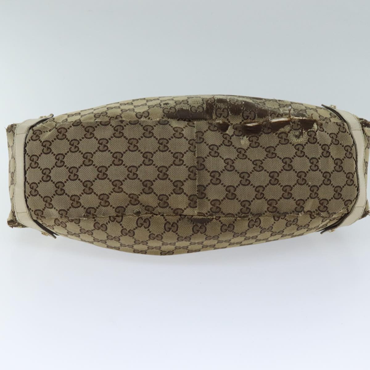 GUCCI GG Canvas Tote Bag Beige 130736 73364