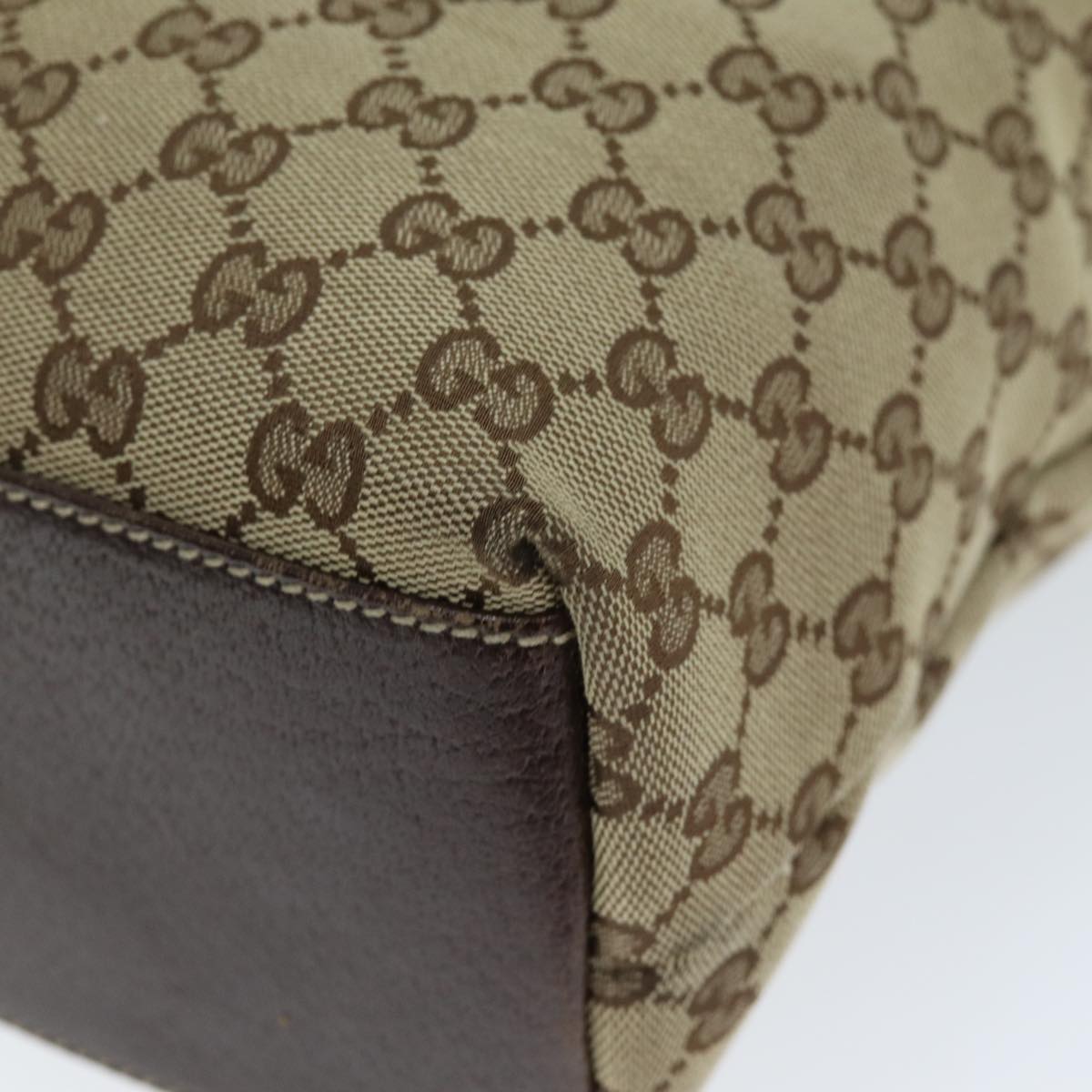 GUCCI GG Canvas Tote Bag Beige 153009 73451