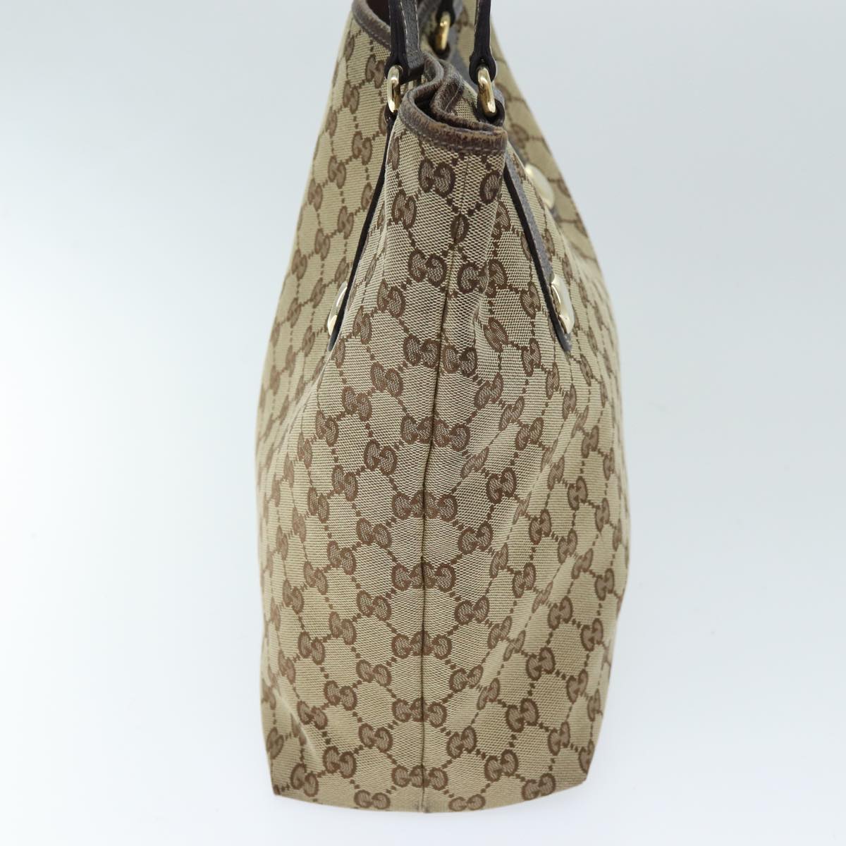 GUCCI GG Canvas Tote Bag Beige 153009 73451