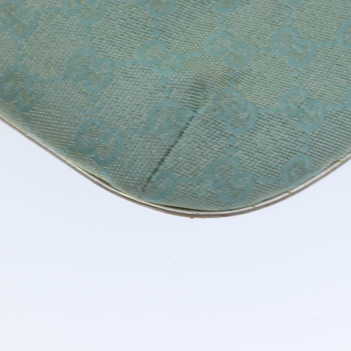 GUCCI GG Canvas Shoulder Bag Light Blue 73592