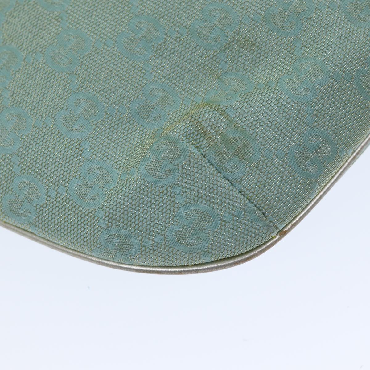 GUCCI GG Canvas Shoulder Bag Light Blue 73592