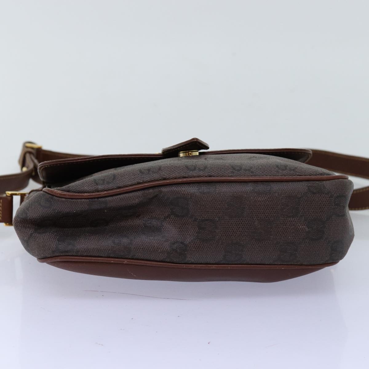 GUCCI GG Canvas Shoulder Bag Brown 007 256 0084 73658