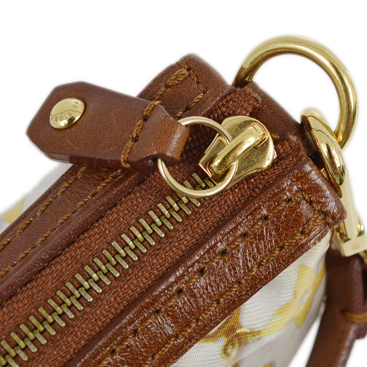 Louis Vuitton Monogram Charm Pochette Accessoires Handbag M95161