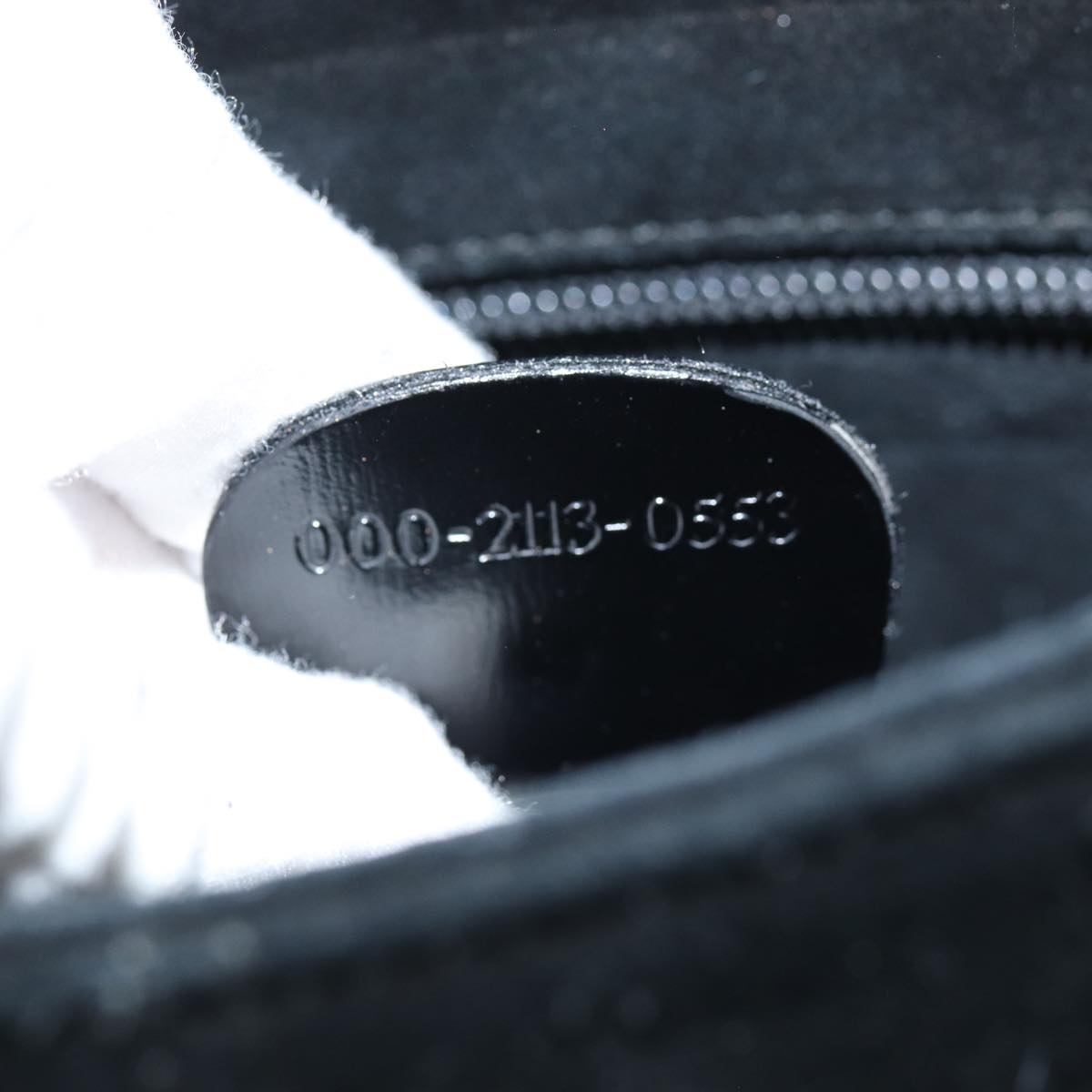 GUCCI Hand Bag Suede Black 000 2113 0553 73731