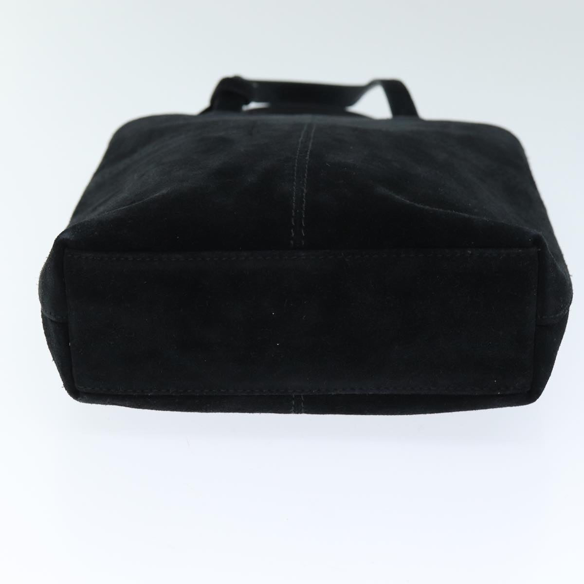 GUCCI Hand Bag Suede Black 000 2113 0553 73731
