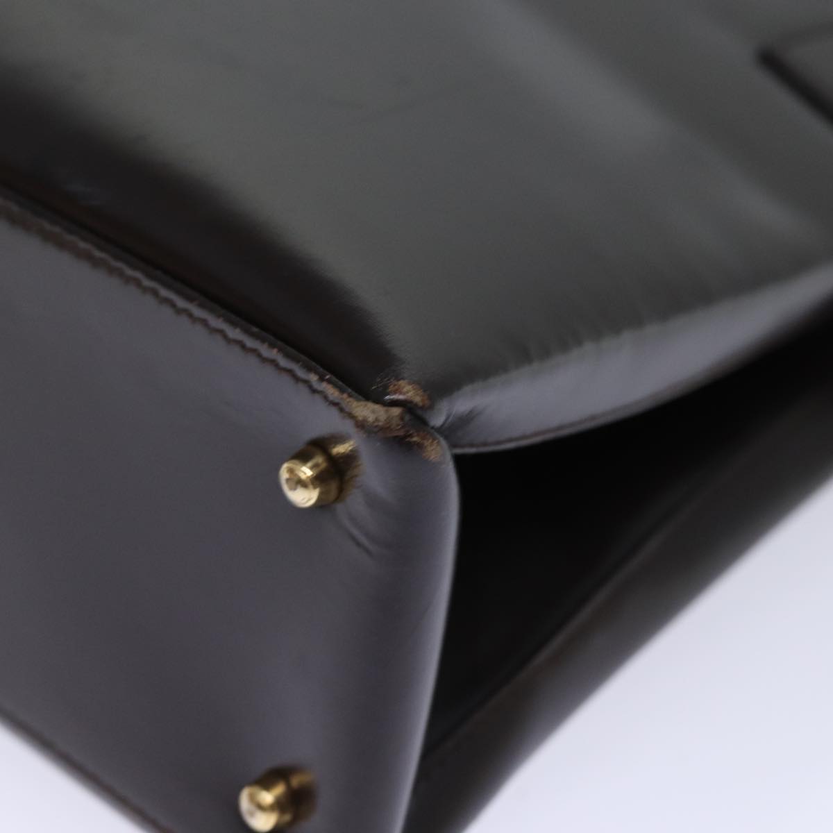 GUCCI Tote Bag Patent leather Brown 002 2113 0333 73732