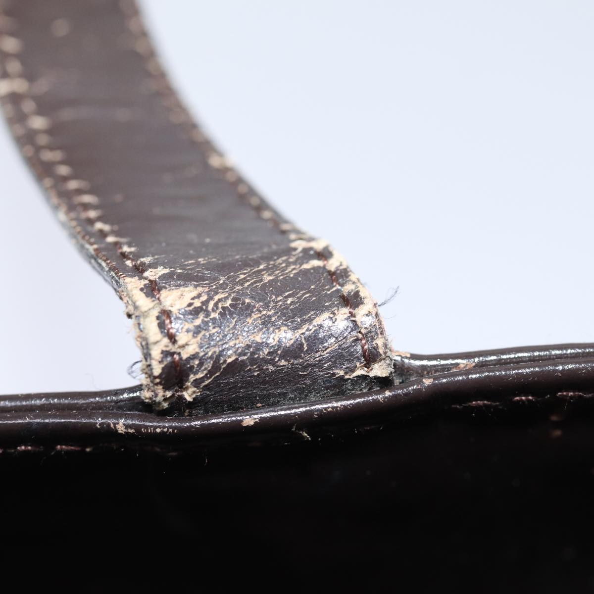 GUCCI Tote Bag Patent leather Brown 002 2113 0333 73732