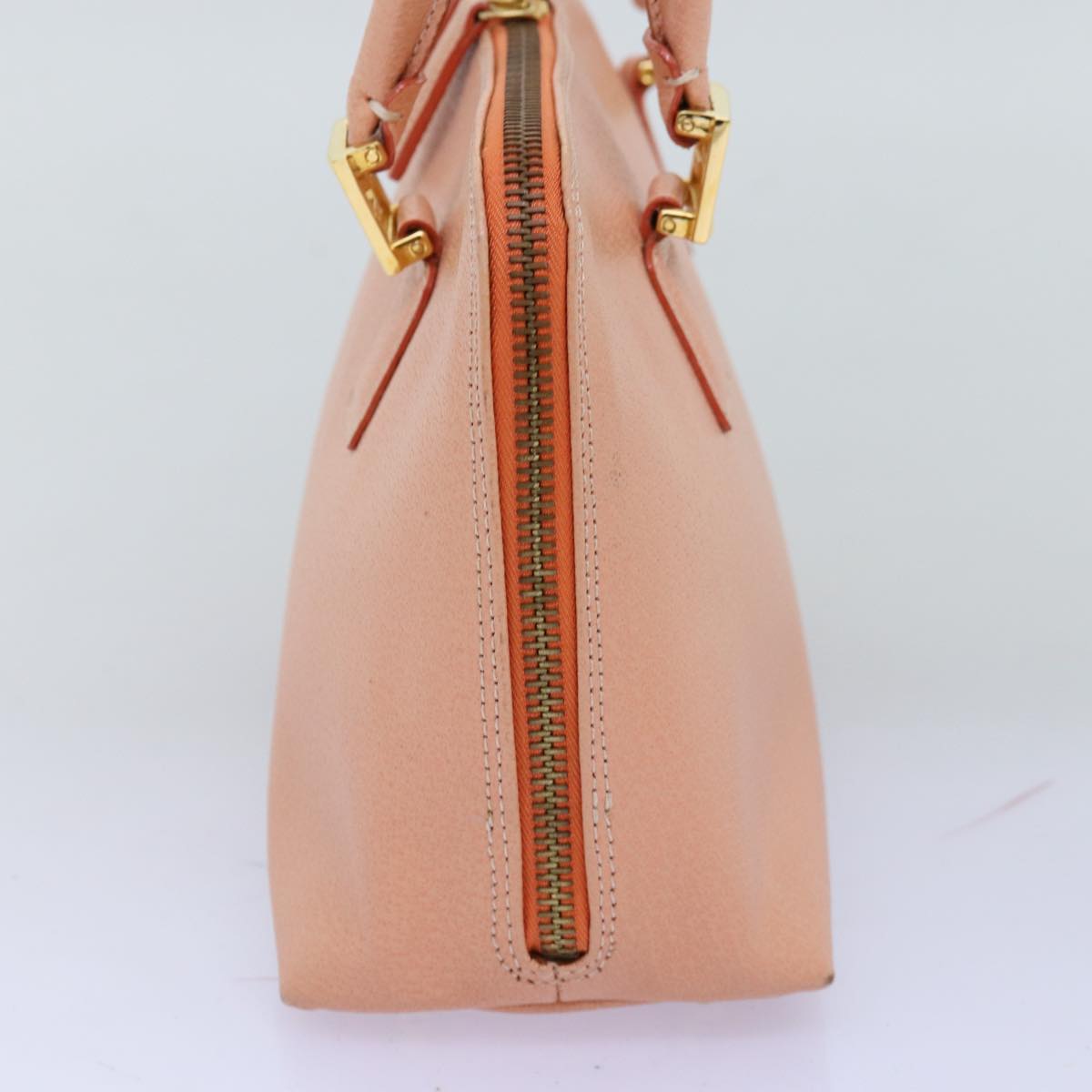 FENDI Hand Bag Leather Pink 73857