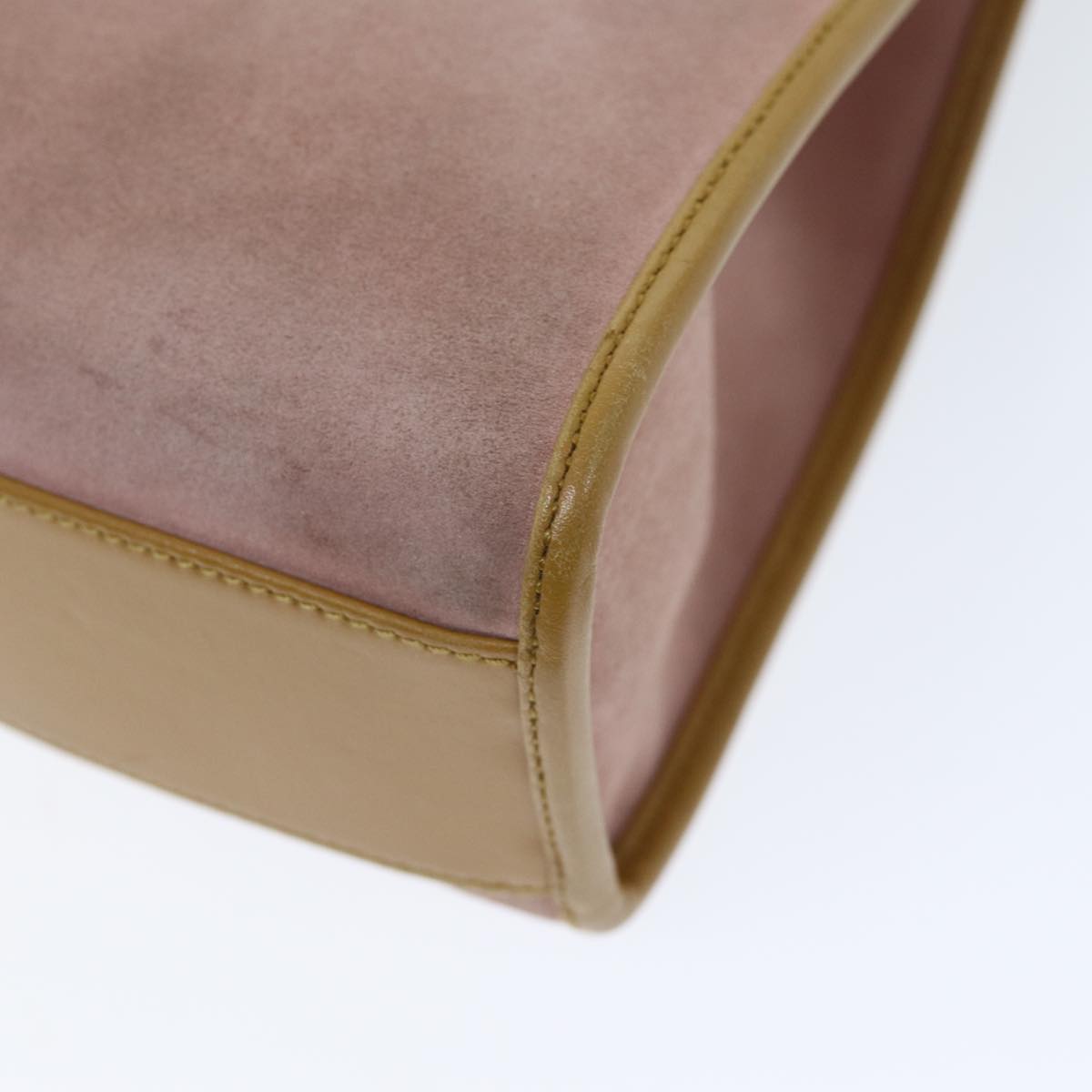 GUCCI Jackie Hand Bag Suede Pink 002 1065 73859