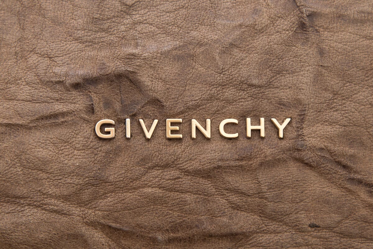 Givenchy Brown Tumbled Leather Pandora Bag