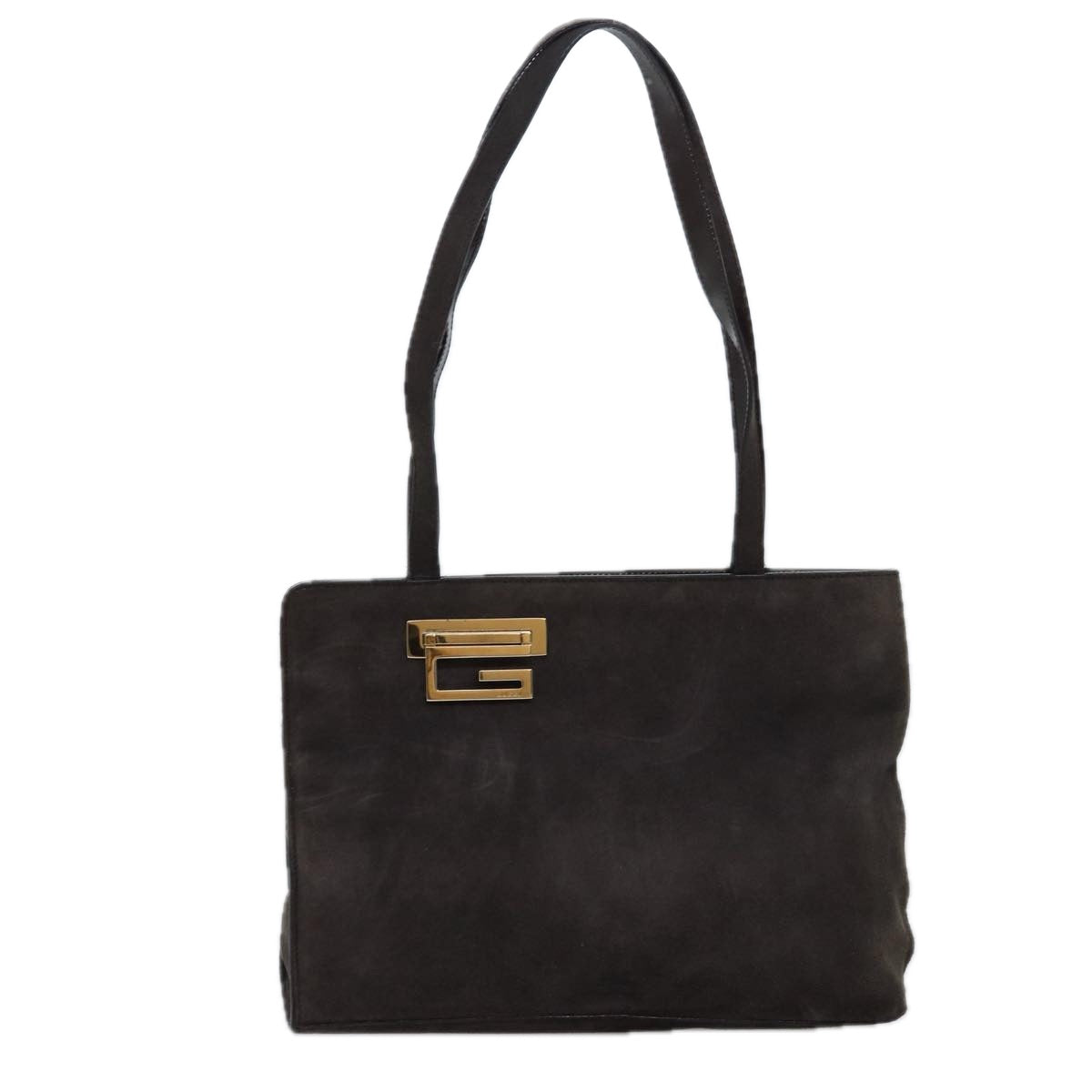 GUCCI Tote Bag Suede Brown 002 2684 0344 73890