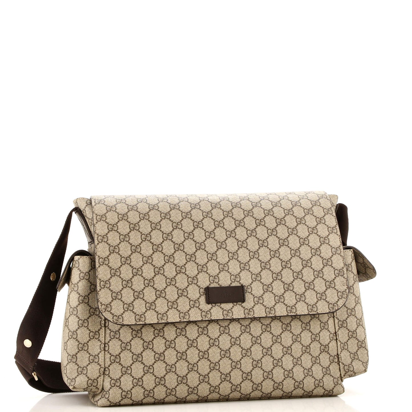 Diaper Bag GG Coated Canvas