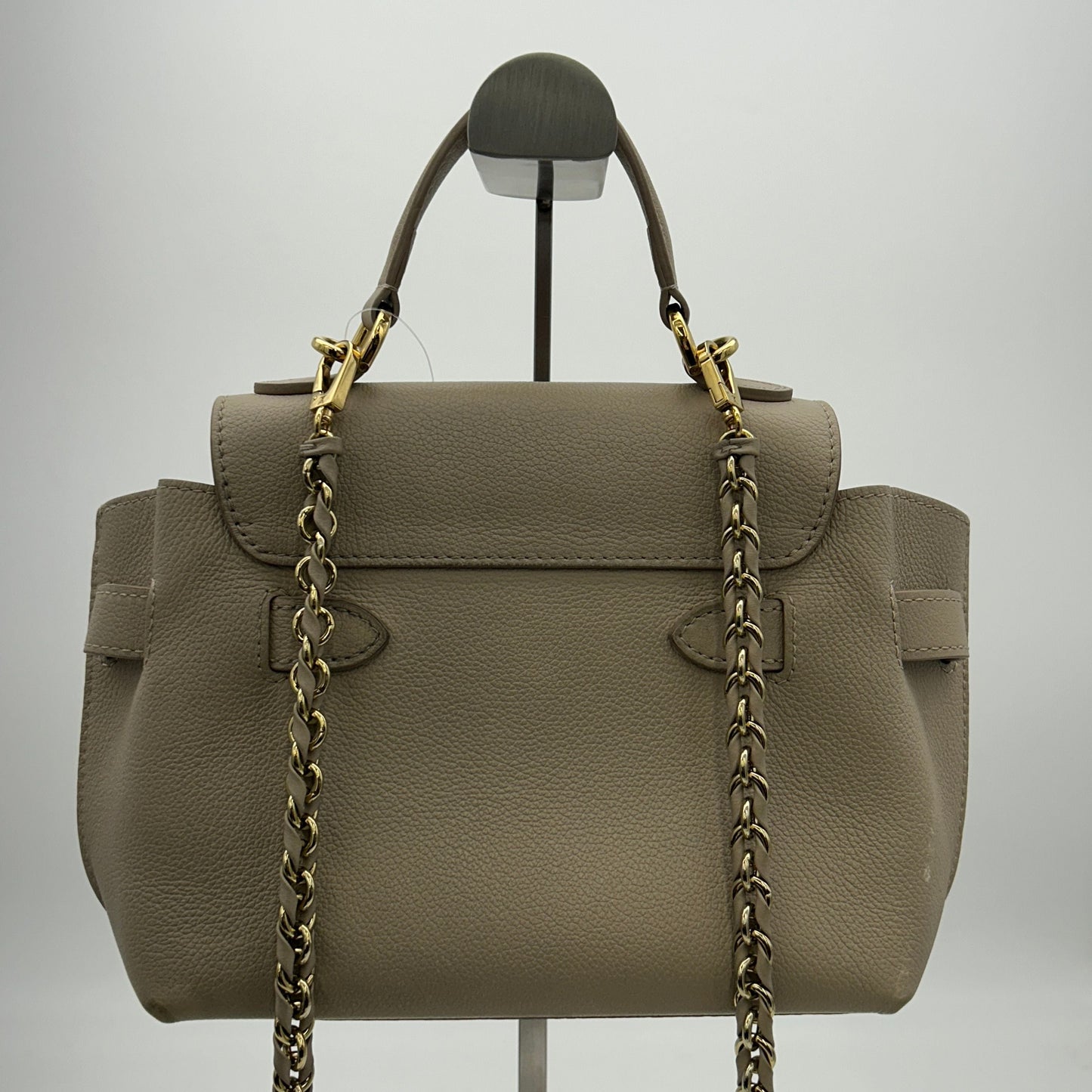 LOUIS VUITTON Soft Calfskin Mini Lockme Ever Grey Beige 2101218282160