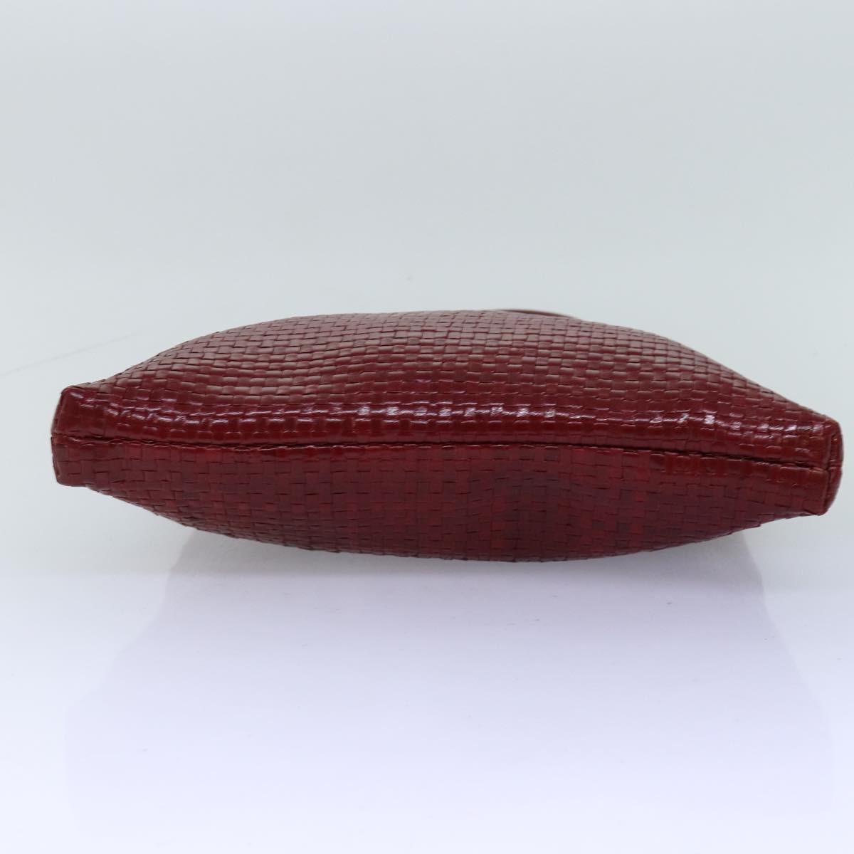 FENDI Tote Bag Leather Red 74221