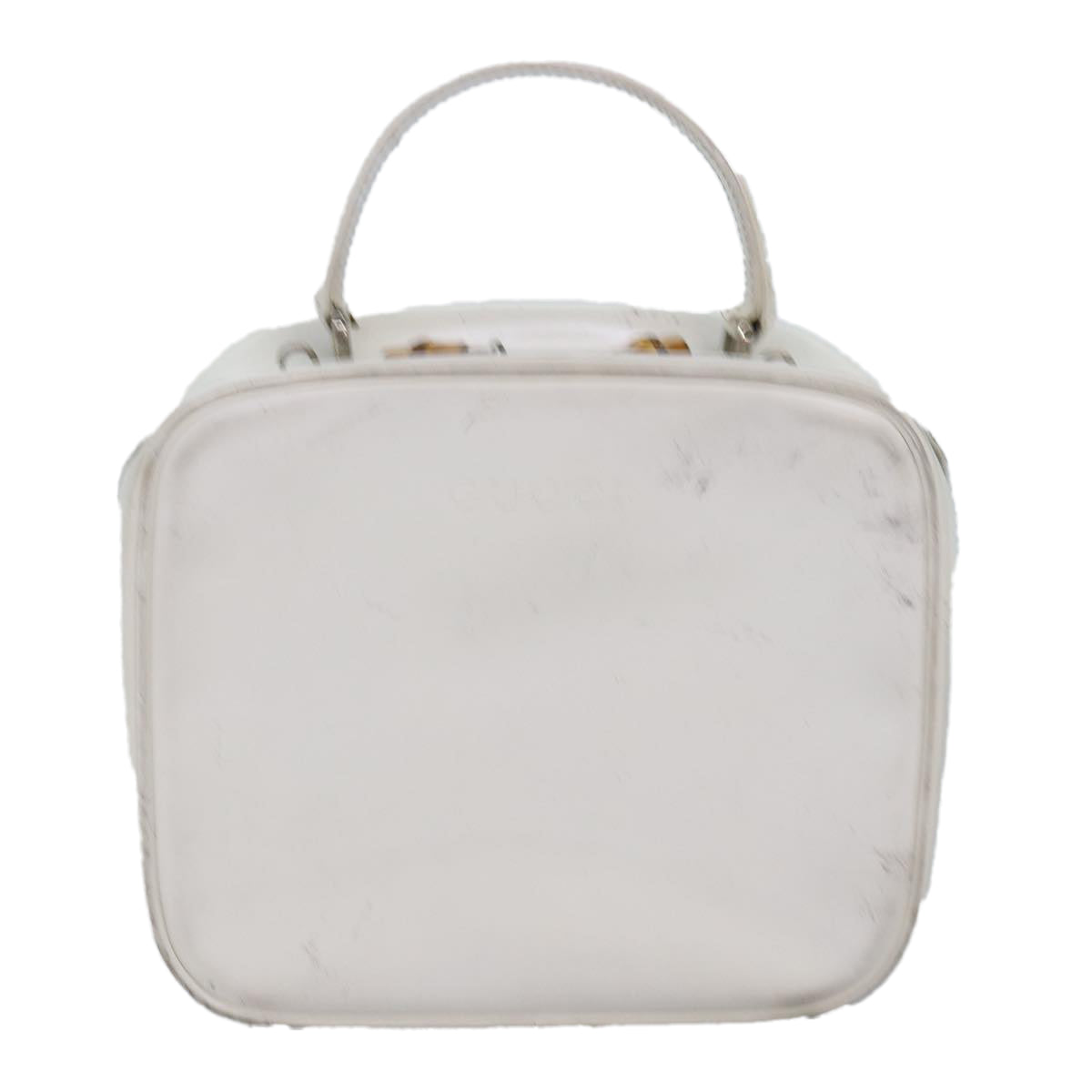 GUCCI Hand Bag Patent leather 2way White 000 270 0323 74229