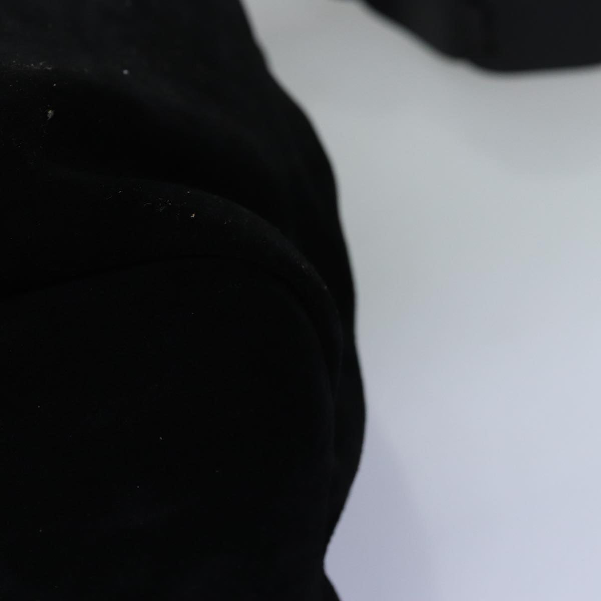 GUCCI Shoulder Bag Suede Black 001 2040 1828 74232