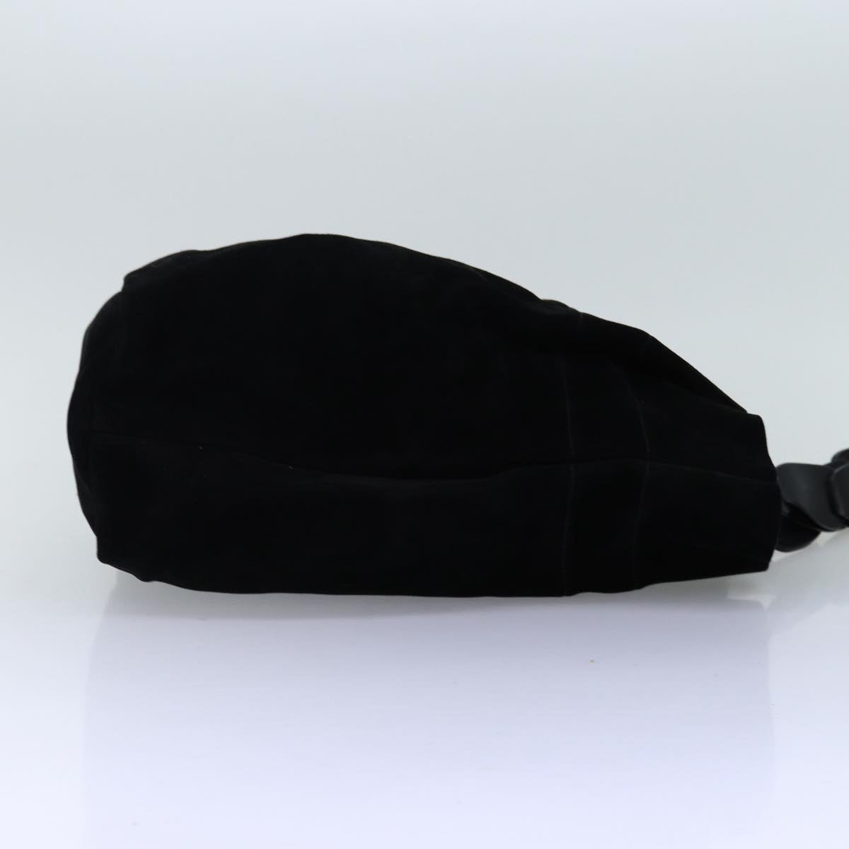 GUCCI Shoulder Bag Suede Black 001 2040 1828 74232