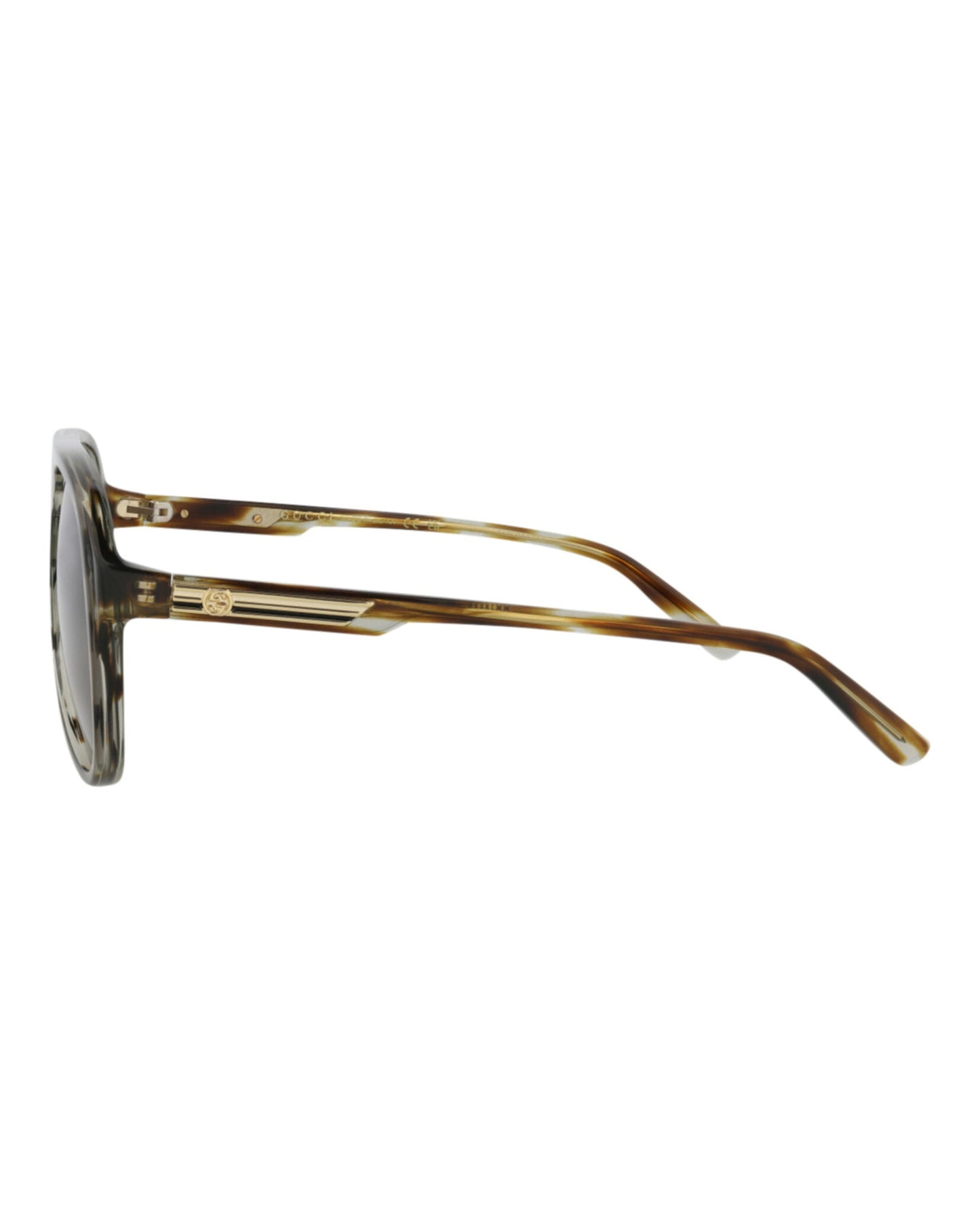 Aviator-Frame Recycled Acetate Sunglasses