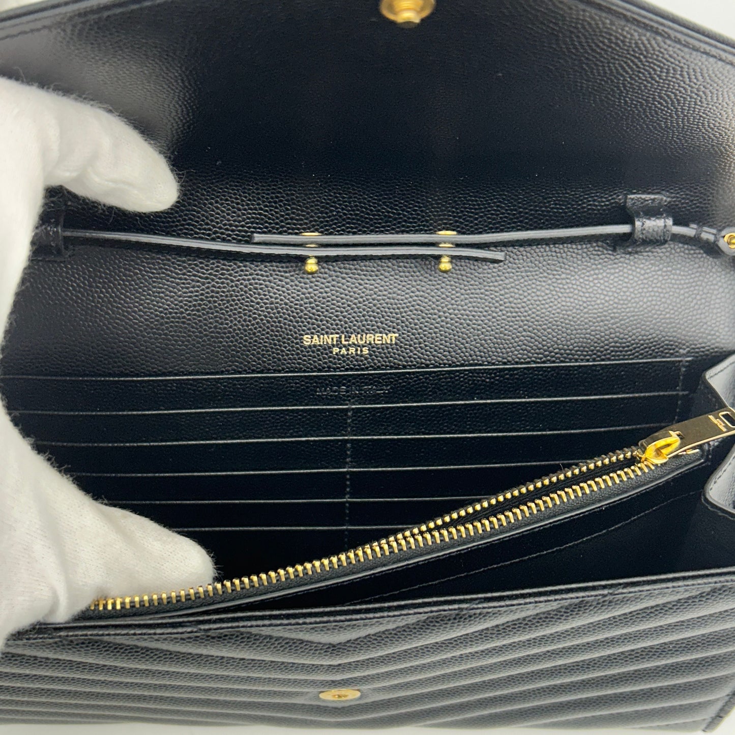 YVES SAINT LAURENT Envelope Wallet on Chain 2120700051817