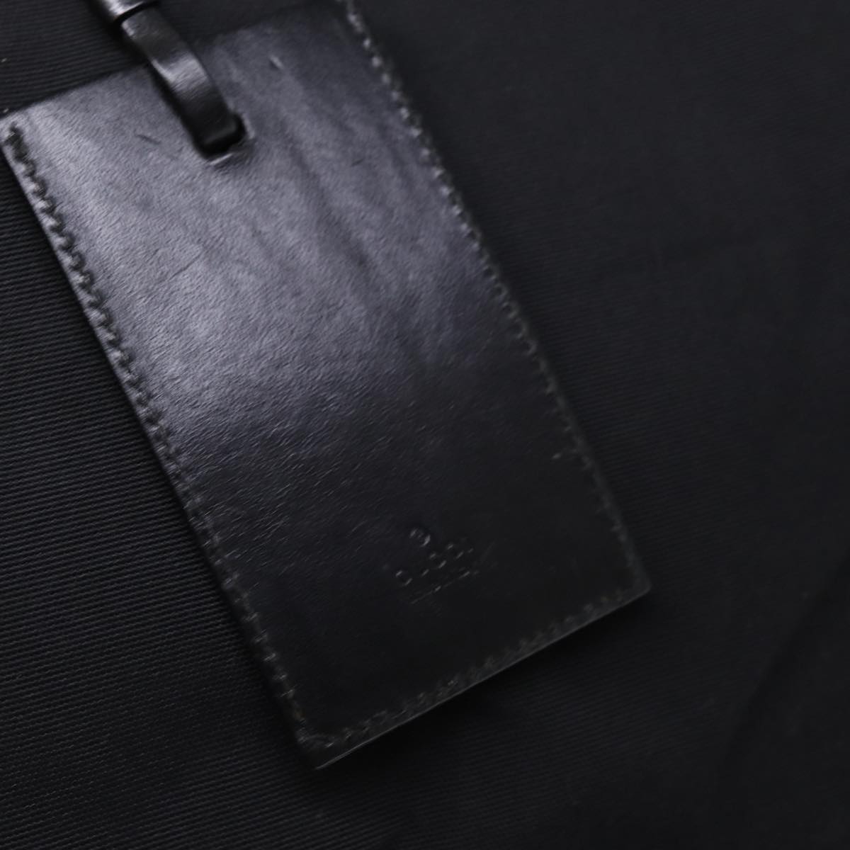 GUCCI Boston Bag Nylon 2way Black 74476
