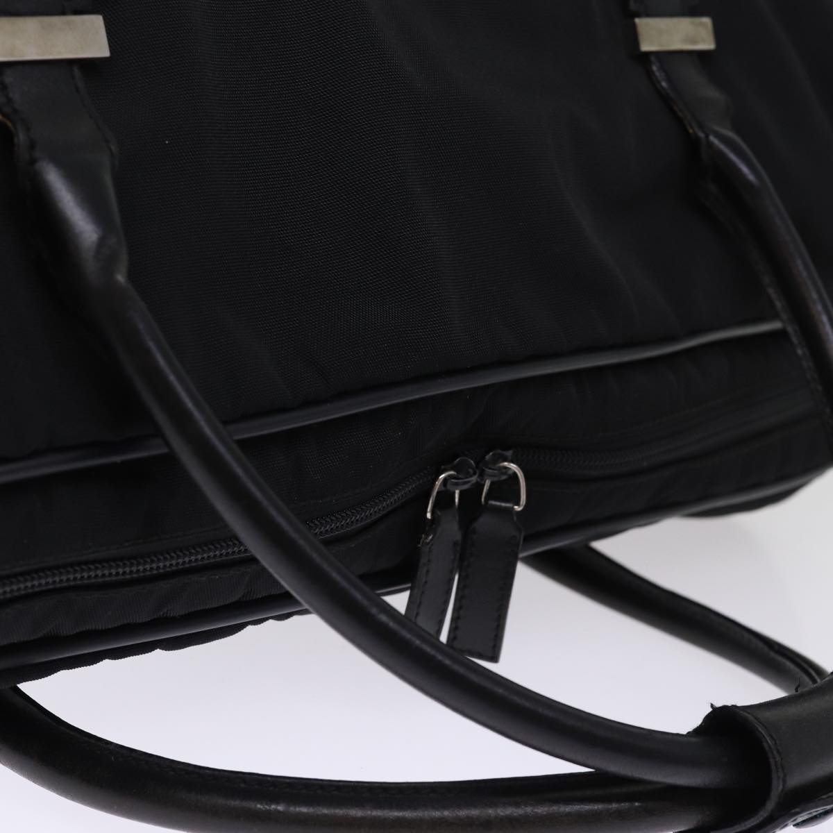 GUCCI Boston Bag Nylon 2way Black 74476