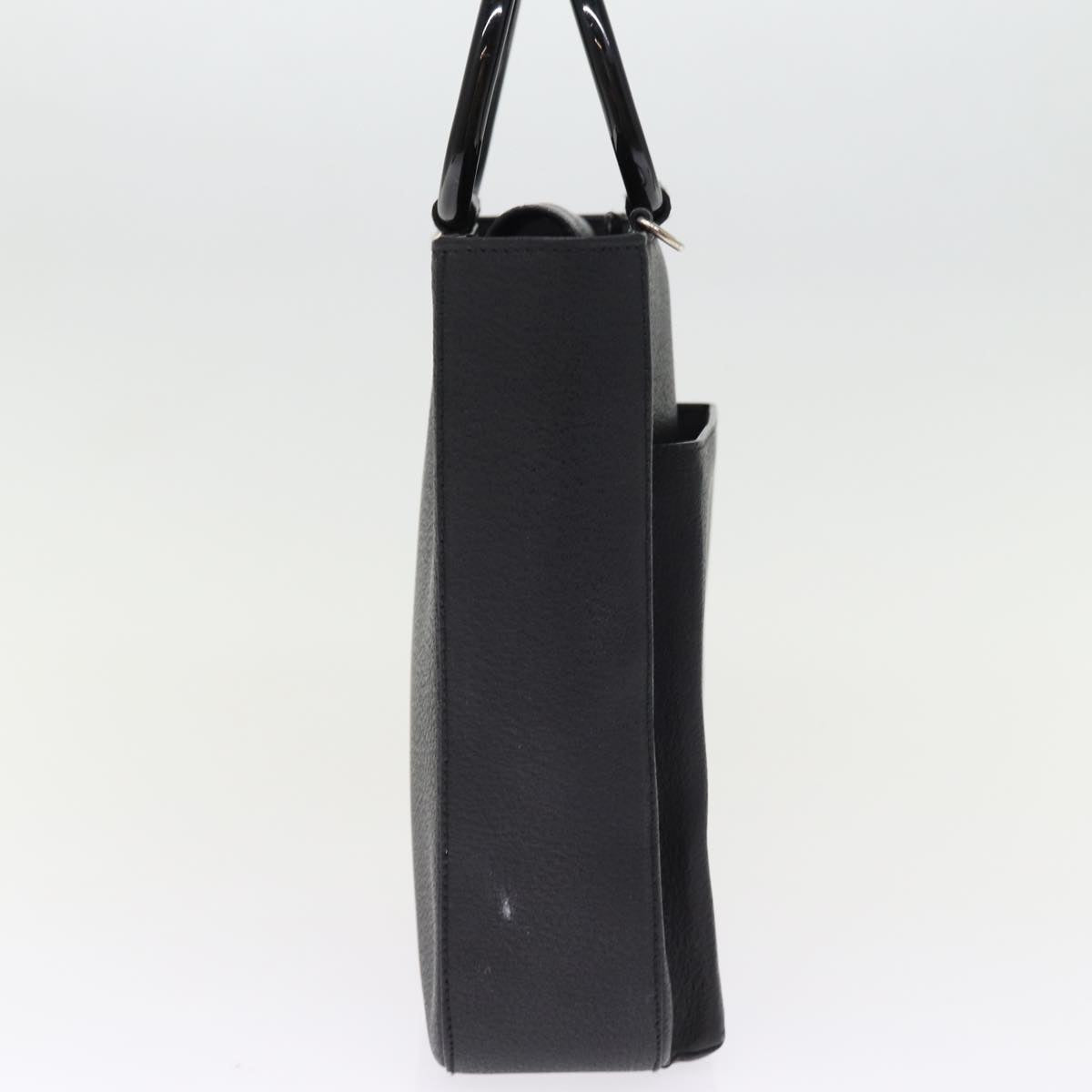 GUCCI Hand Bag Leather 2way Black 002 1118 0463 74592