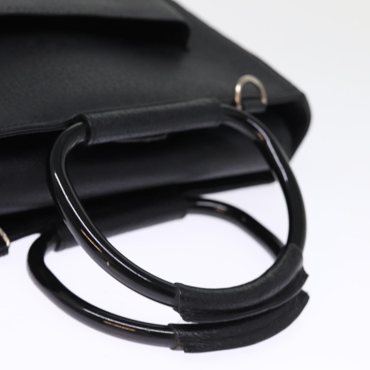 GUCCI Hand Bag Leather 2way Black 002 1118 0463 74592