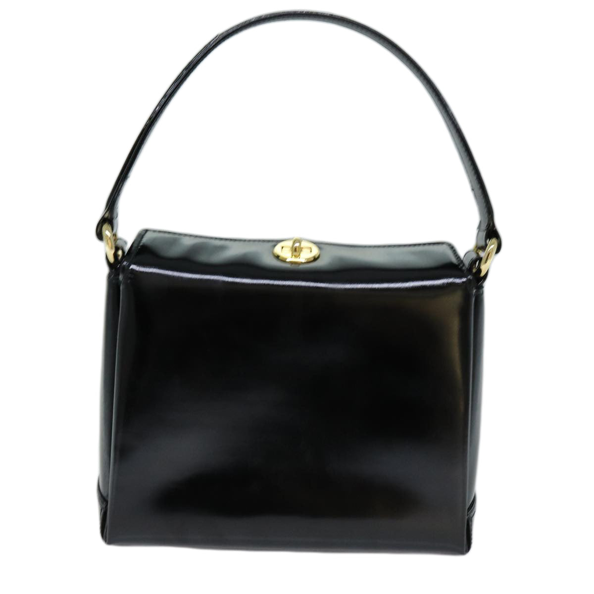 GUCCI Hand Bag Patent leather Black 000 110 0907 74593