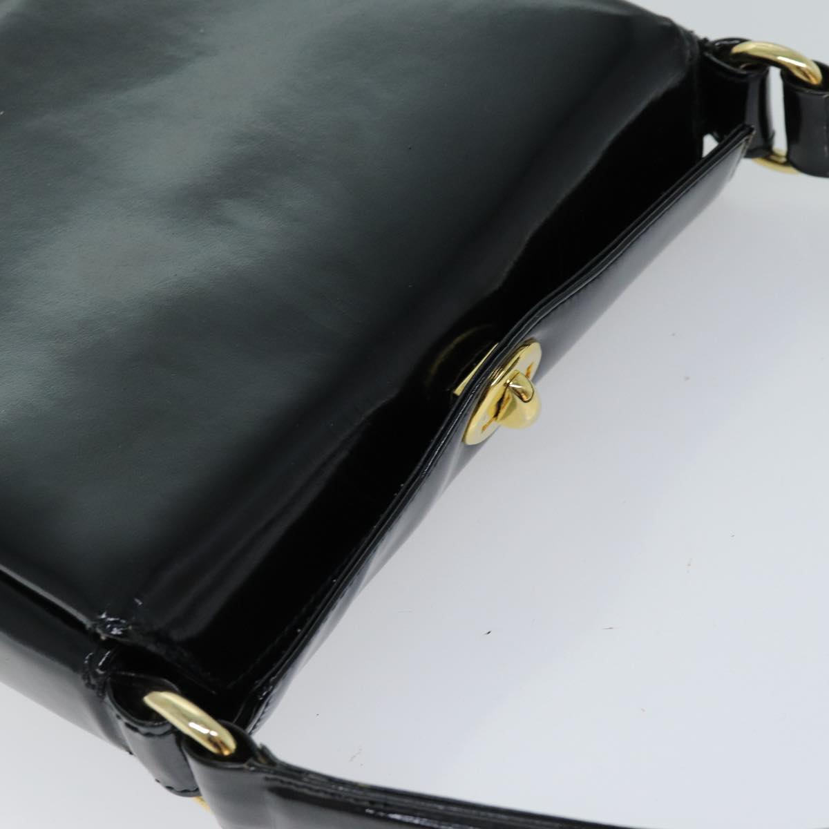 GUCCI Hand Bag Patent leather Black 000 110 0907 74593