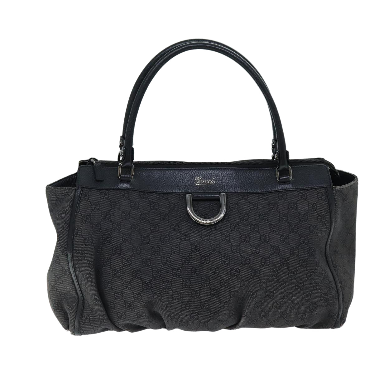GUCCI GG Canvas Tote Bag Outlet Gray 341491 74649