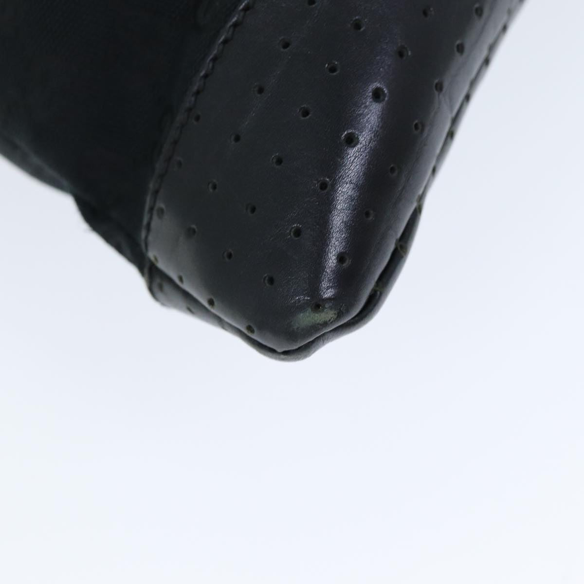GUCCI GG Canvas Shoulder Bag Black 145856 74657