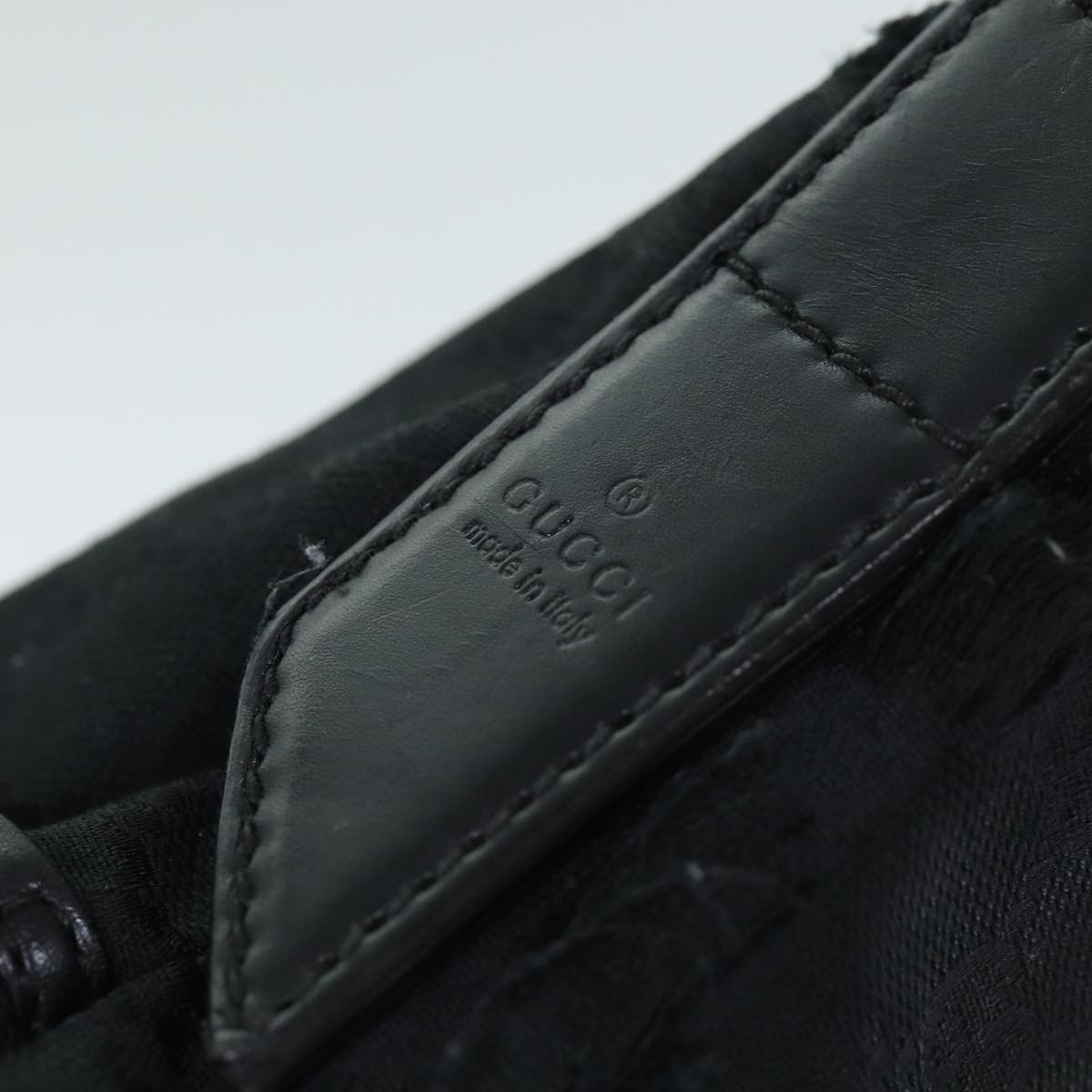GUCCI GG Canvas Shoulder Bag Black 145856 74657