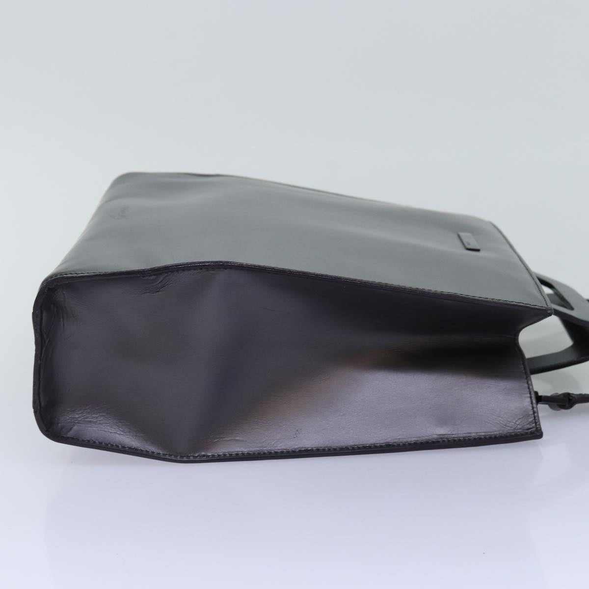 GUCCI Hand Bag Leather 2way Silver 001 2058 1853 6 74662