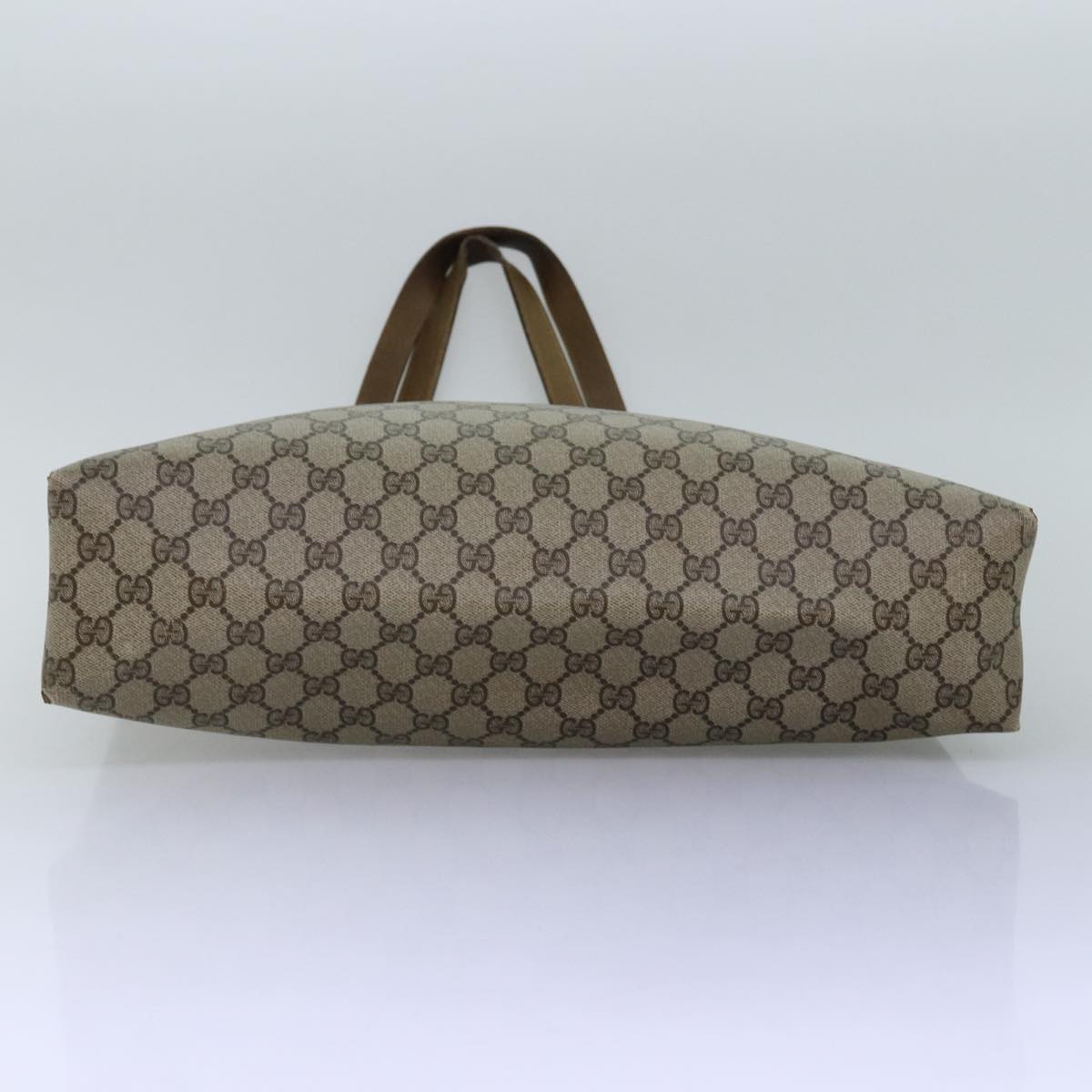 GUCCI GG Supreme Tote Bag PVC Beige 74733