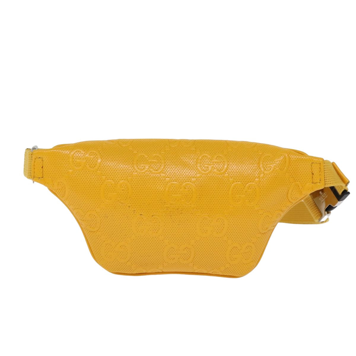 GUCCI GG Emboss Body Bag Yellow 658582 74794