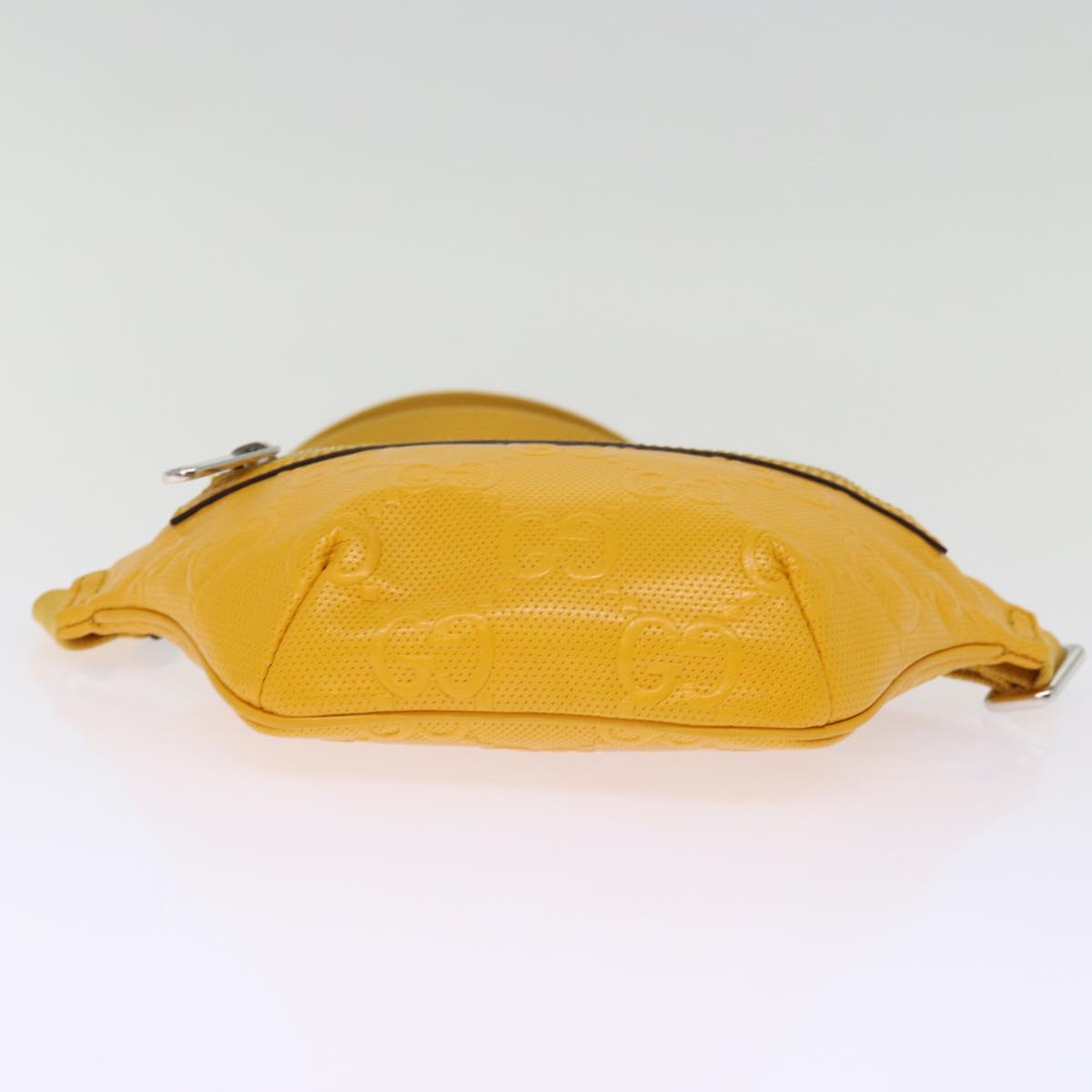 GUCCI GG Emboss Body Bag Yellow 658582 74794