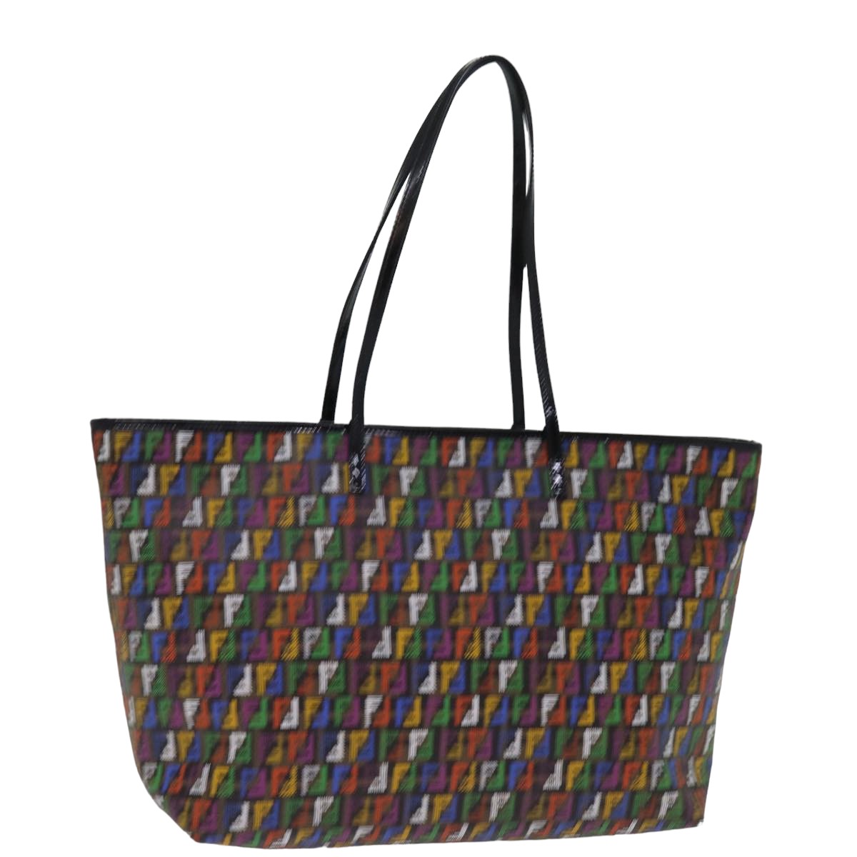 FENDI Zucchino Canvas Tote Bag Multicolor 74808