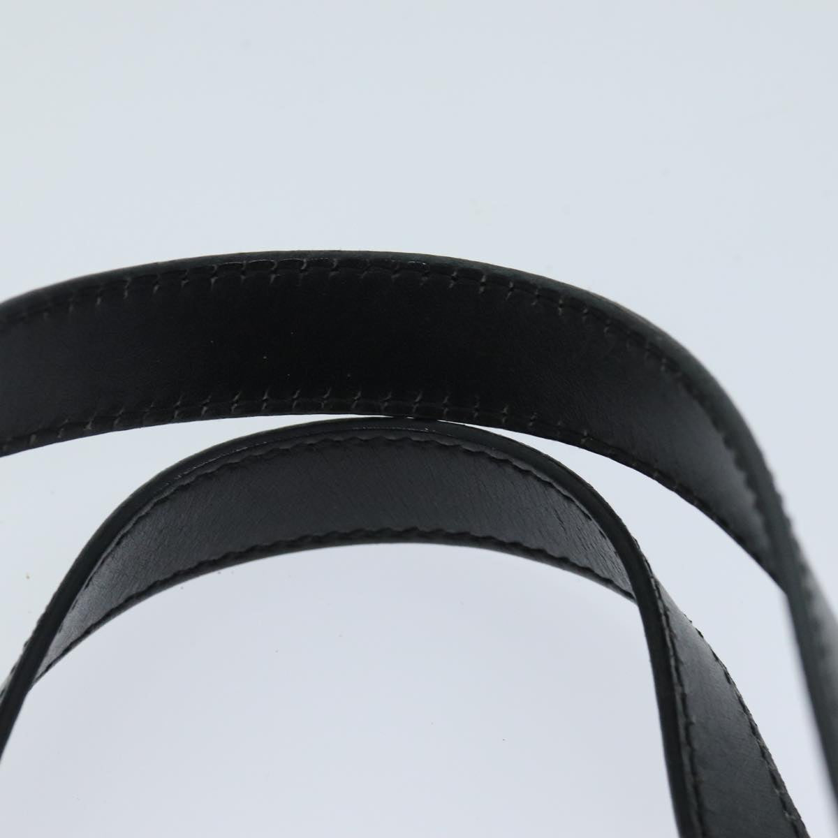 FENDI Zucchino Canvas Hand Bag Black 74841