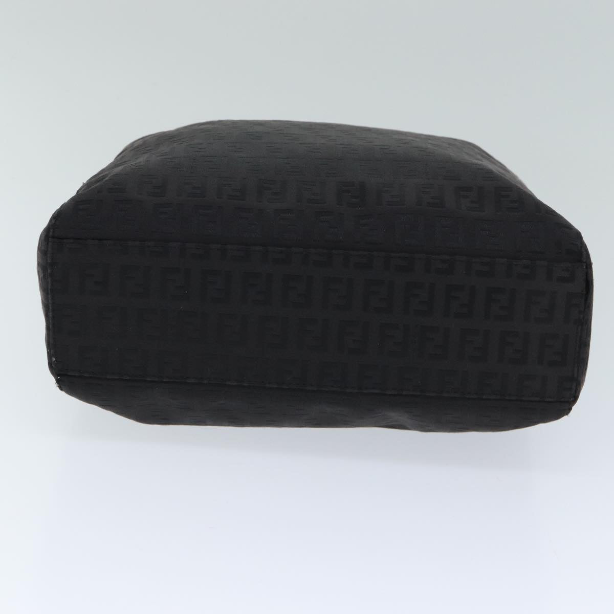 FENDI Zucchino Canvas Hand Bag Black 74849