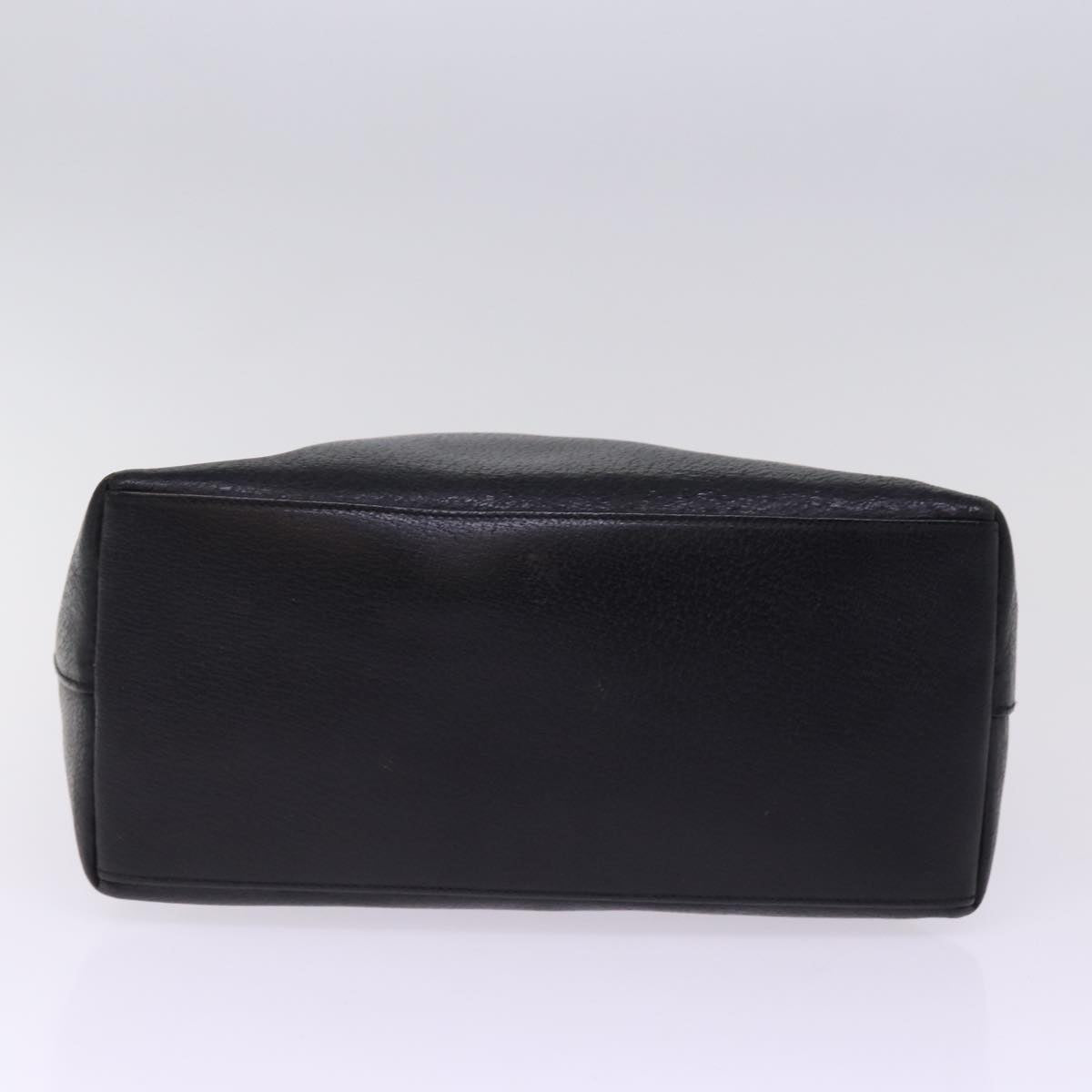 GUCCI Bamboo Hand Bag Leather Black 001 1013 1881 74861