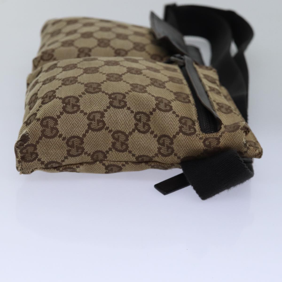 GUCCI GG Canvas Body Bag Beige 28566 74874