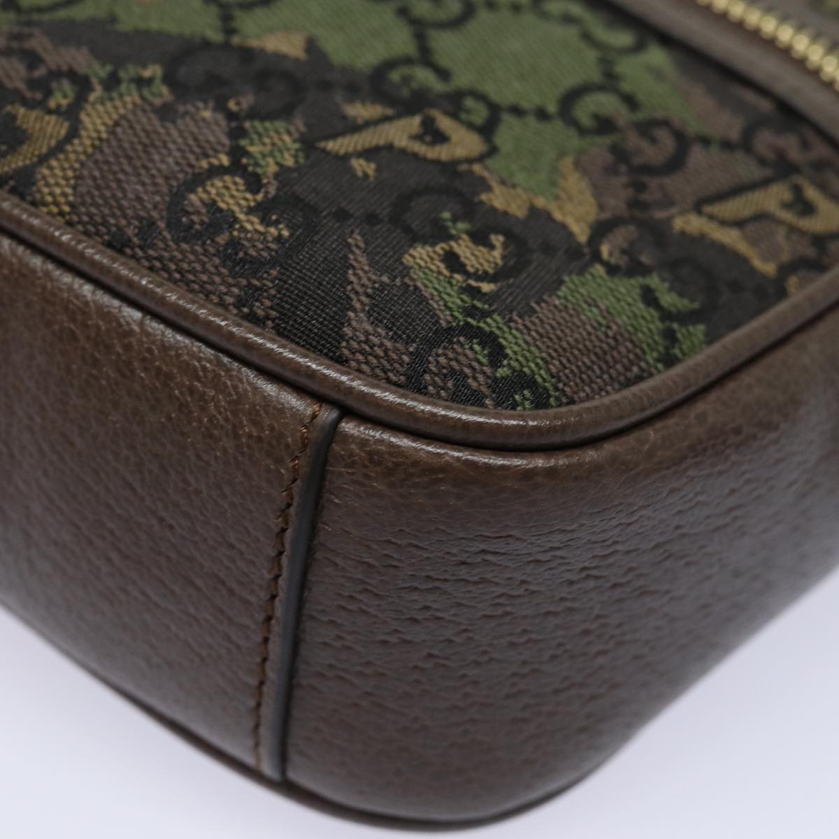 GUCCI GG Canvas Web Sherry Line GUCCIxPALACE Bag Camouflage 723142 74880S