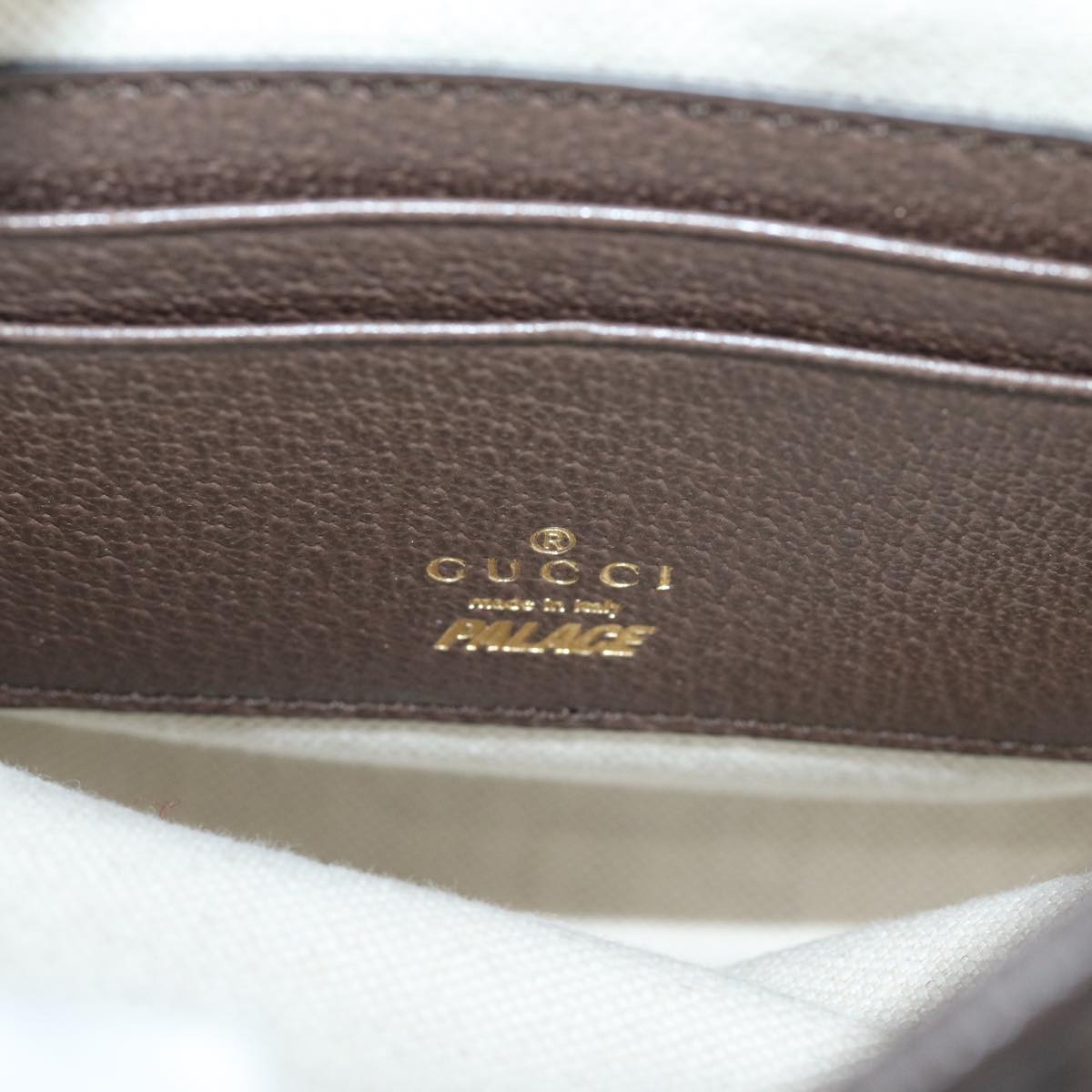 GUCCI GG Canvas Web Sherry Line GUCCIxPALACE Bag Camouflage 723142 74880S