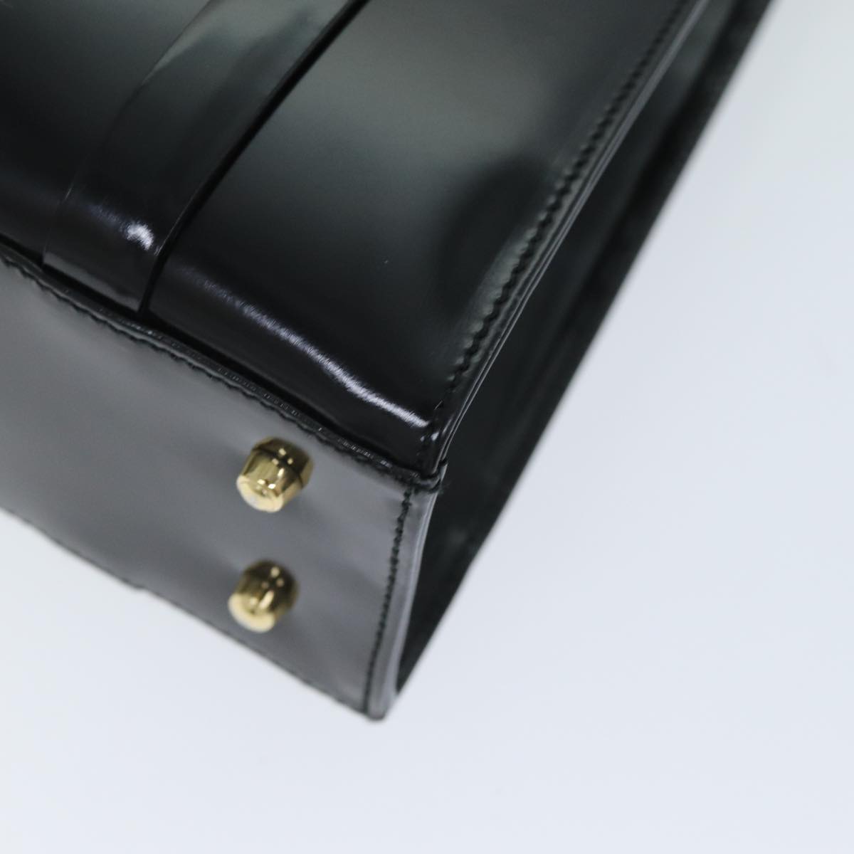 GUCCI Shoulder Bag patent Black 001 1781 1735 74975