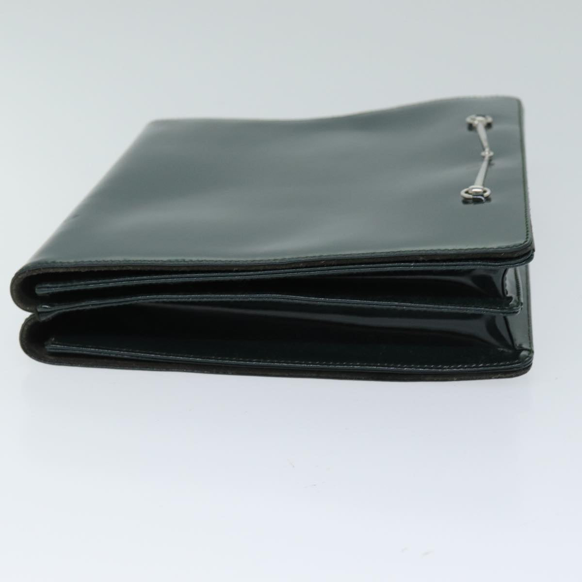 GUCCI Shoulder Bag patent Green 001 2684 1737 74976