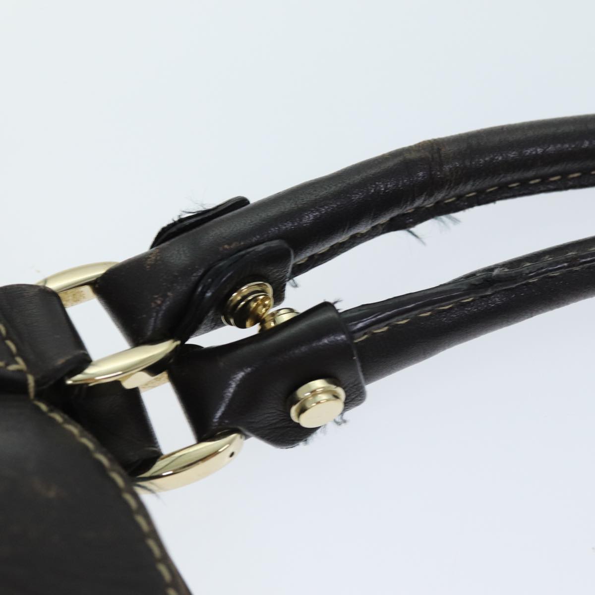 GUCCI GG Canvas Hand Bag Beige 211983 74988