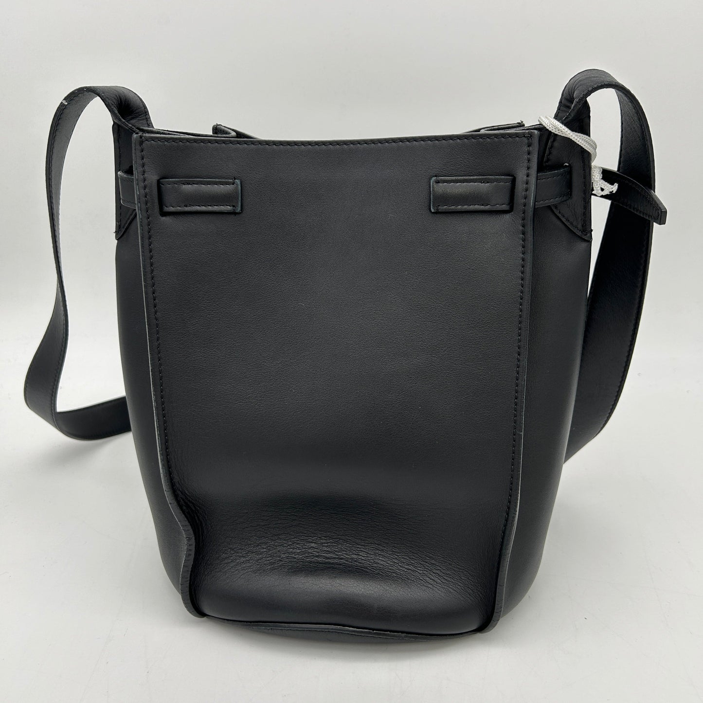 Celine Black Leather Big Bag Bucket Bag Medium